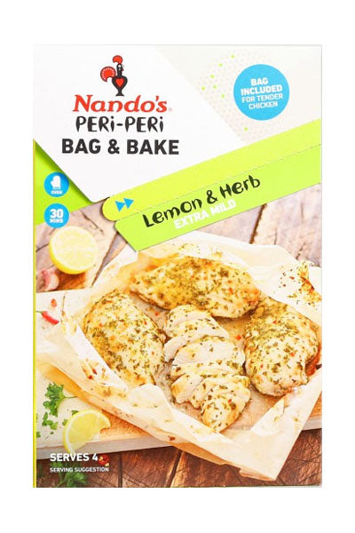 Nando's Peri-Peri Bag & Bake (Lemon & Herb Extra Mild) 20g - DesiMe