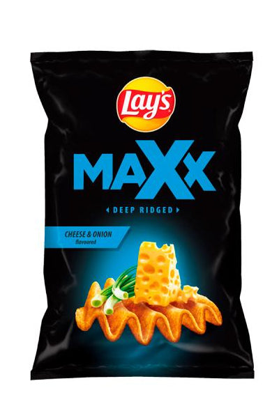 Lay's Maxx Deep Ridged Cheese & Onion 130g