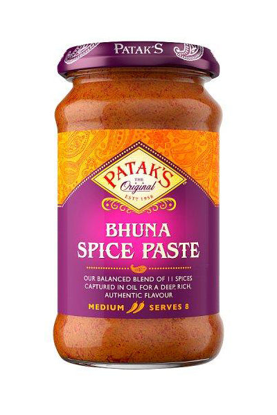 Patak s Bhuna Spice Paste Medium 283g DesiMe patak-s-bhuna-spice-paste-medium-283g-desime