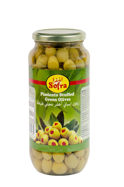 Sofra Pimento Stuffed Green Olives 330g