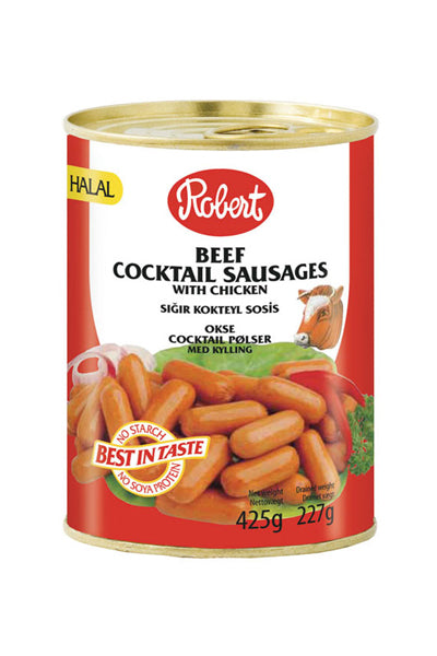 Robert Beef Cocktail Sausages (with chicken) 425g