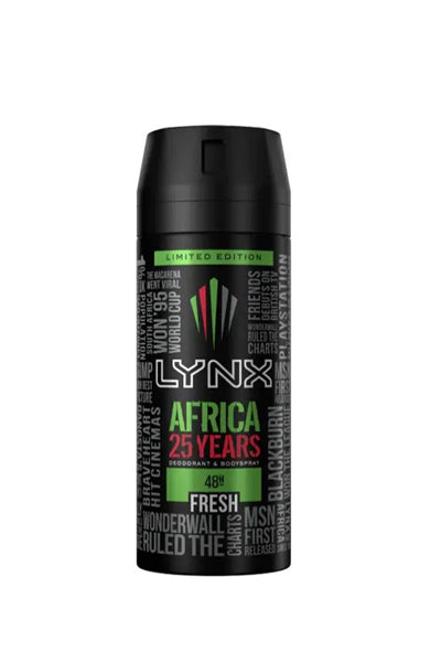 Lynx Deodorant Africa Bodyspray 150ml