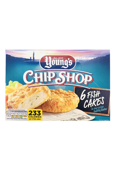 Young's Chip Shop 6 Fish Cake 300g