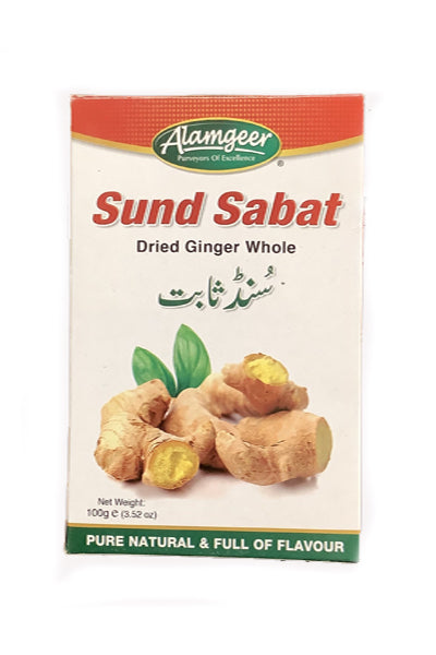 Alamgeer Sund Sabat 100g (Dried Ginger Whole)