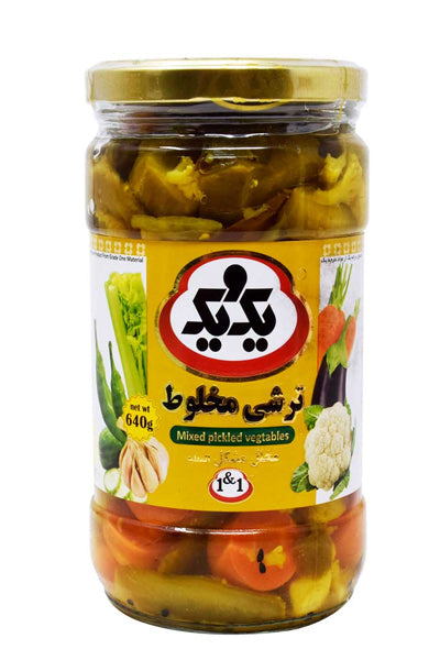 1&1 Mixed Pickled Vegetable 640g
