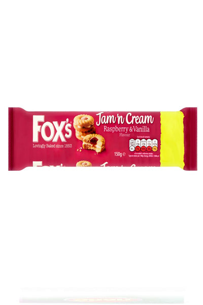 Fox's Jam 'n' Cream Biscuit 150g - DesiMe