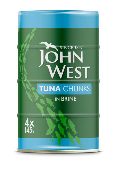 John West Tuna Chunks in Brine 4x132g - DesiMe