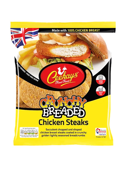 Ceekays Crunchy Breaded Chicken Steaks 700G - DesiMe