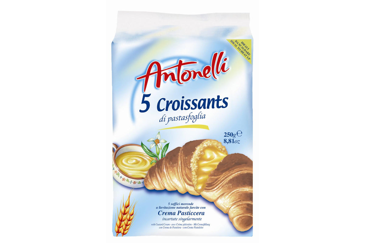 Antonelli 5 Custard Filled Croissant 250g
