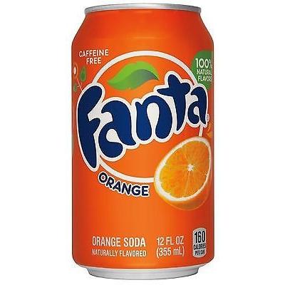 Fanta Orange Flavoured Soda 355ml