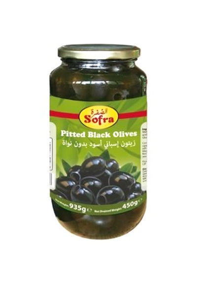 Sofra Pitted Black Olives 935G