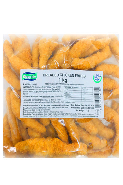 Riverside Breaded Chicken Frites 1kg