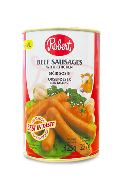 Robert Beef Sausages (with chicken) 425g