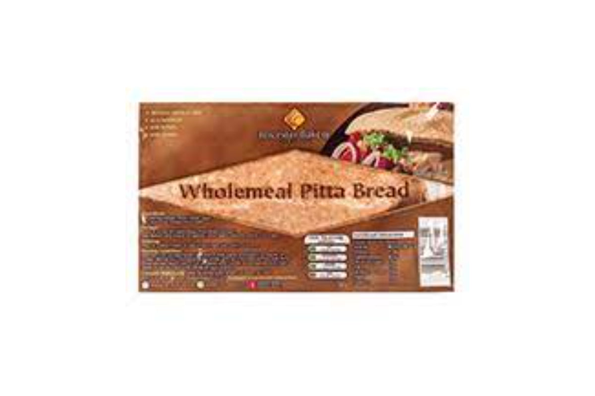Leicester Bakery 6 Large wholemeal Pitta 415g